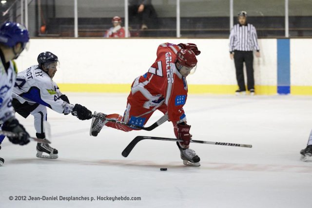 Photo hockey match Valence - Compiègne le 10/11/2012