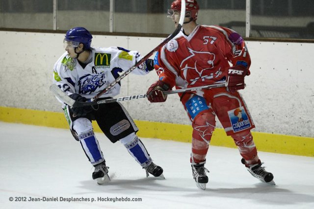 Photo hockey match Valence - Compiègne le 10/11/2012