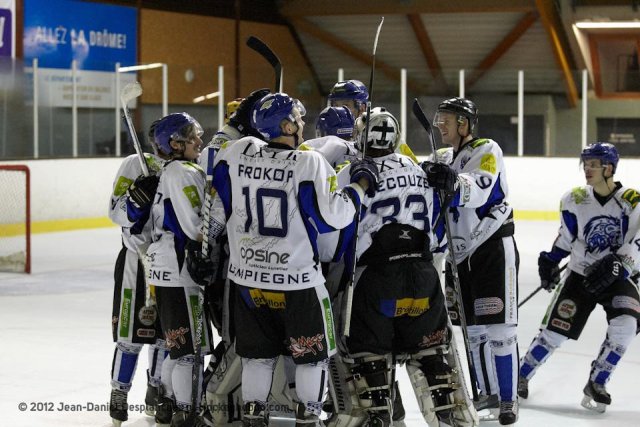 Photo hockey match Valence - Compiègne le 10/11/2012