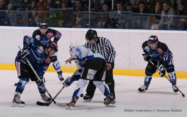 Photo hockey match Nantes - Courchevel-Méribel-Pralognan le 10/11/2012