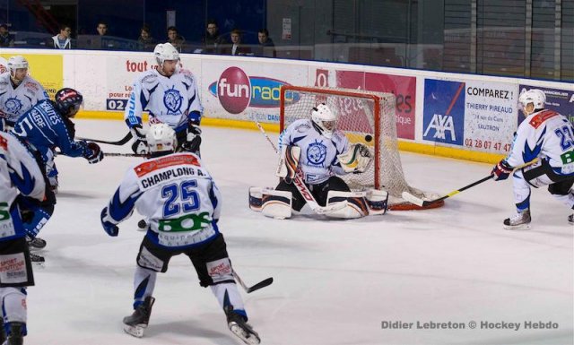 Photo hockey match Nantes - Courchevel-Méribel-Pralognan le 10/11/2012