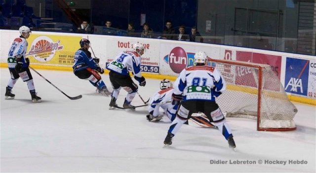 Photo hockey match Nantes - Courchevel-Méribel-Pralognan le 10/11/2012