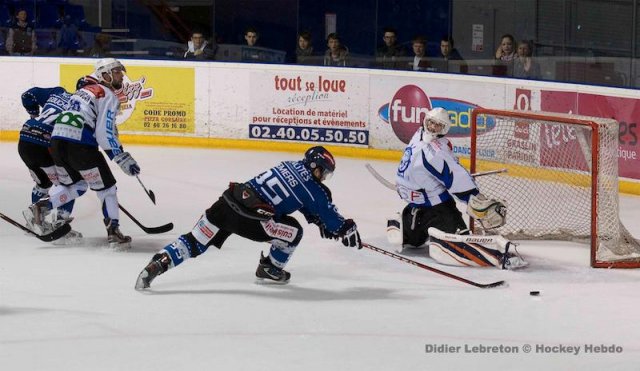 Photo hockey match Nantes - Courchevel-Méribel-Pralognan le 10/11/2012