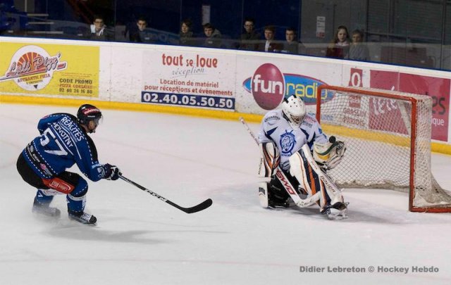 Photo hockey match Nantes - Courchevel-Méribel-Pralognan le 10/11/2012