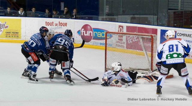 Photo hockey match Nantes - Courchevel-Méribel-Pralognan le 10/11/2012