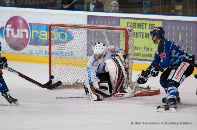 Photo hockey match Nantes - Courchevel-Méribel-Pralognan le 10/11/2012
