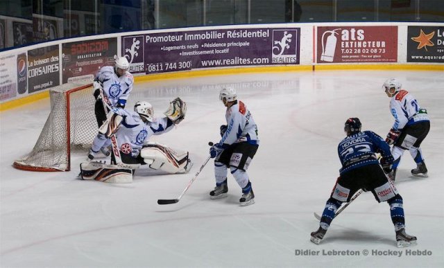 Photo hockey match Nantes - Courchevel-Méribel-Pralognan le 10/11/2012