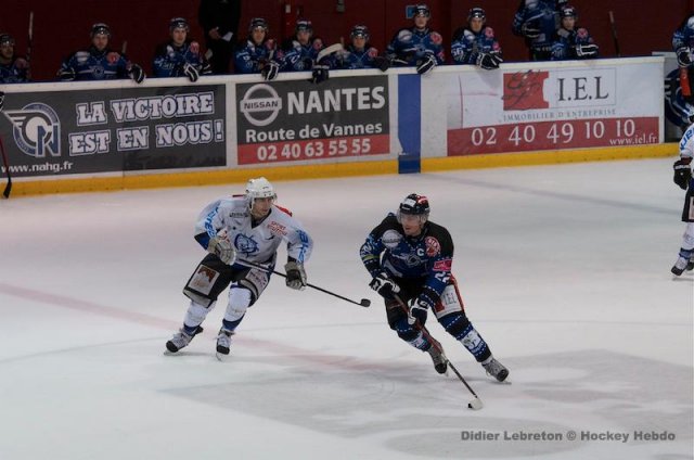 Photo hockey match Nantes - Courchevel-Méribel-Pralognan le 10/11/2012