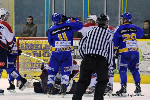 Photo hockey match Dijon  - Grenoble  le 14/11/2012