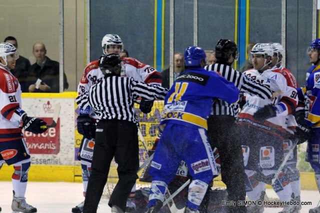 Photo hockey match Dijon  - Grenoble  le 14/11/2012