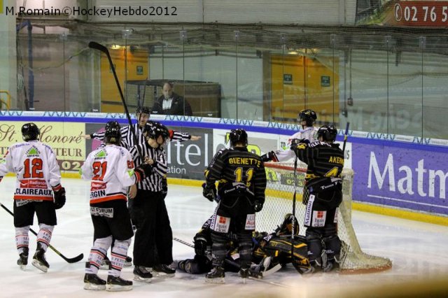 Photo hockey match Rouen - Amiens  le 14/11/2012