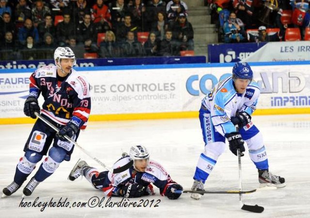 Photo hockey match Grenoble  - Villard-de-Lans le 16/11/2012