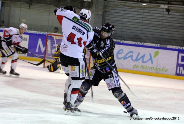 Photo hockey match Rouen - Briançon  le 16/11/2012