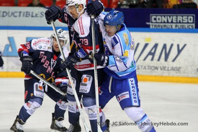 Photo hockey match Grenoble  - Villard-de-Lans le 16/11/2012