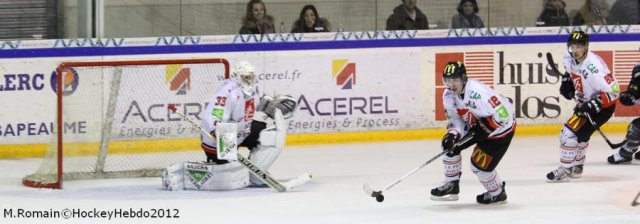Photo hockey match Rouen - Amiens  le 14/11/2012