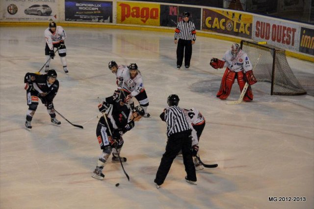 Photo hockey match Bordeaux - Toulouse-Blagnac le 17/11/2012