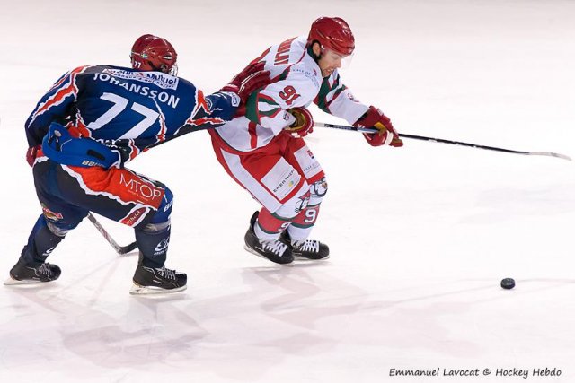Photo hockey match Lyon - Courbevoie  le 17/11/2012