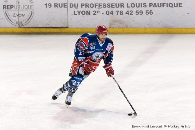 Photo hockey match Lyon - Courbevoie  le 17/11/2012