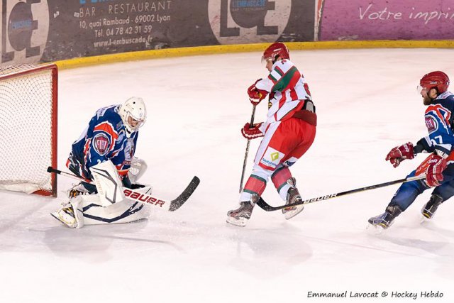 Photo hockey match Lyon - Courbevoie  le 17/11/2012