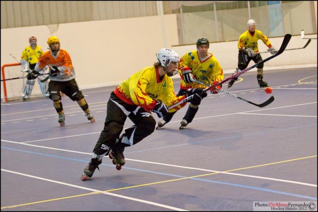 Photo hockey reportage Roller : Photos Epinal vs Strasbourg