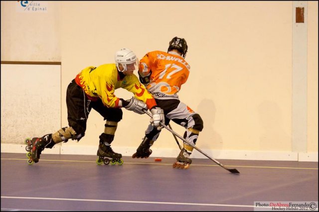Photo hockey reportage Roller : Photos Epinal vs Strasbourg