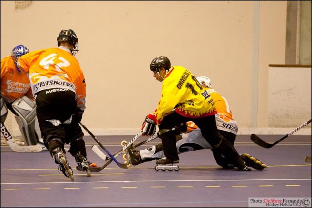 Photo hockey reportage Roller : Photos Epinal vs Strasbourg