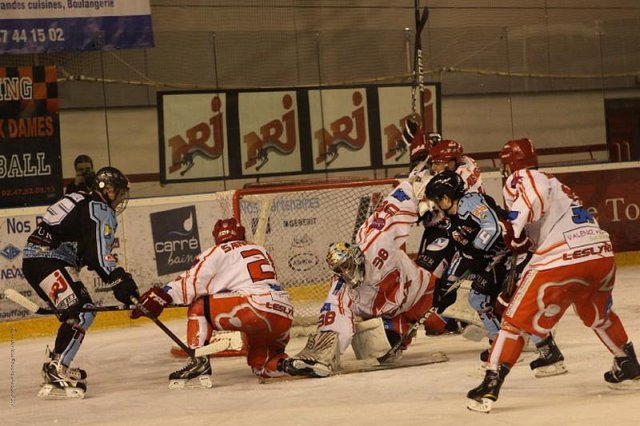 Photo hockey match Tours  - Valence le 17/11/2012