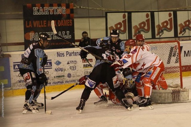 Photo hockey match Tours  - Valence le 17/11/2012