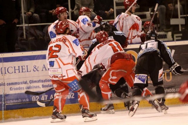 Photo hockey match Tours  - Valence le 17/11/2012