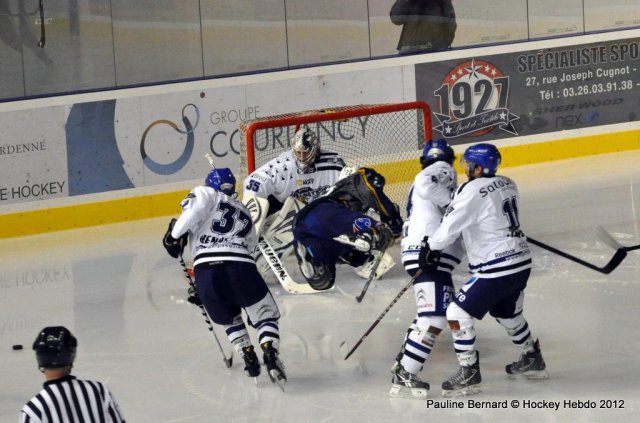 Photo hockey match Reims - Brest  le 17/11/2012