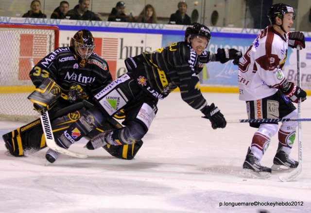 Photo hockey match Rouen - Morzine-Avoriaz le 18/11/2012