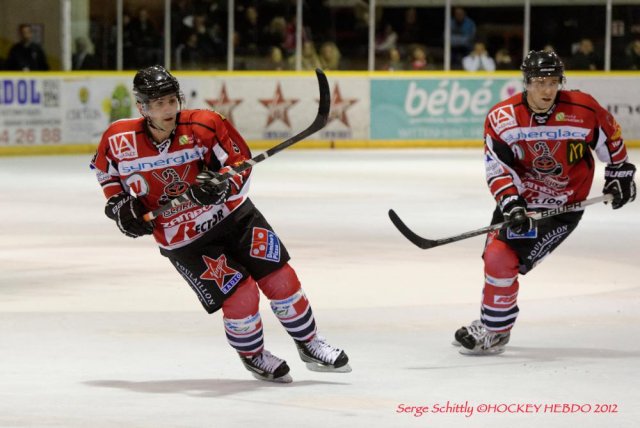 Photo hockey match Mulhouse - Angers  le 18/11/2012