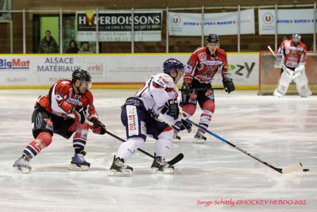 Photo hockey match Mulhouse - Angers  le 18/11/2012