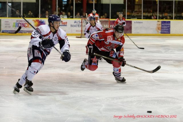 Photo hockey match Mulhouse - Angers  le 18/11/2012