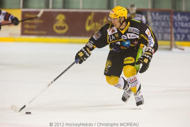 Photo hockey match Strasbourg  - Grenoble  le 18/11/2012