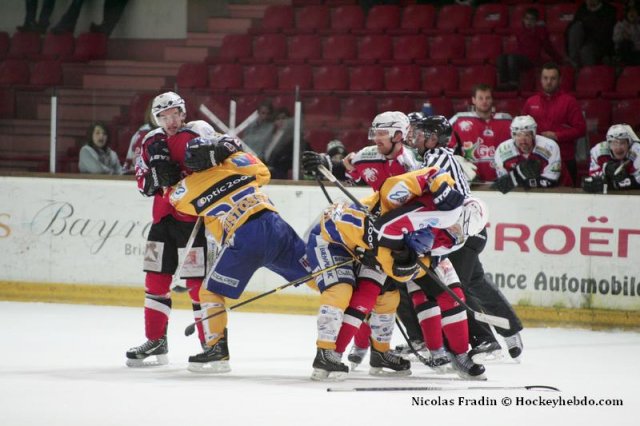 Photo hockey match Briançon  - Dijon  le 18/11/2012