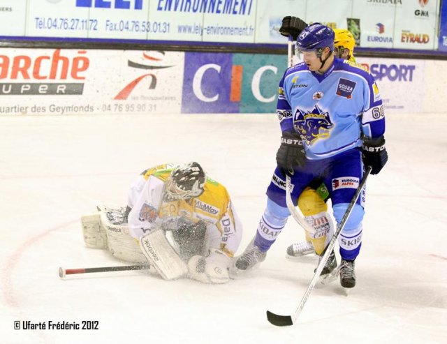 Photo hockey match Villard-de-Lans - Strasbourg  le 20/11/2012