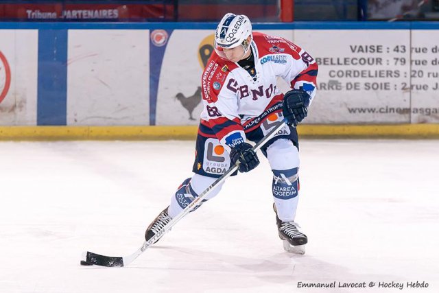 Photo hockey match Lyon - Grenoble  le 20/11/2012