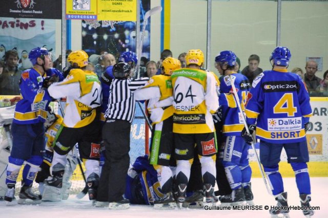 Photo hockey match Dijon  - Strasbourg  le 24/11/2012