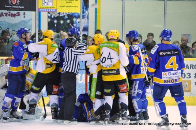 Photo hockey match Dijon  - Strasbourg  le 24/11/2012