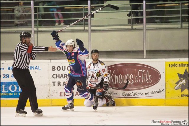 Photo hockey match Epinal  - Mulhouse le 24/11/2012