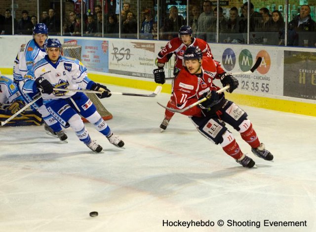 Photo hockey match Angers  - Villard-de-Lans le 24/11/2012
