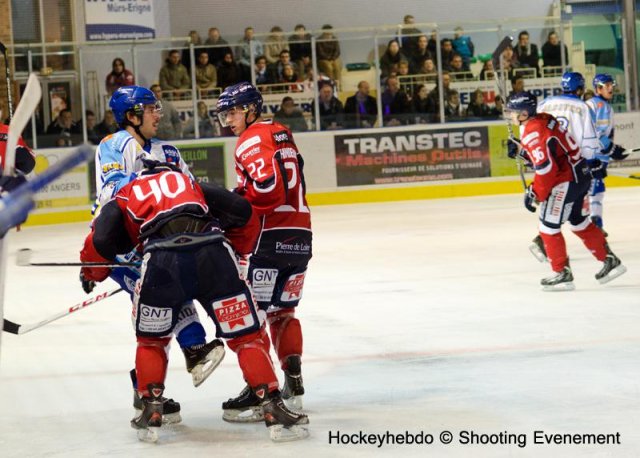 Photo hockey match Angers  - Villard-de-Lans le 24/11/2012