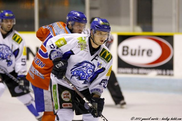 Photo hockey match Clermont-Ferrand - Compiègne le 24/11/2012