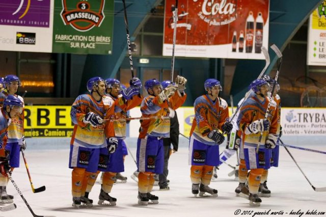 Photo hockey match Clermont-Ferrand - Compiègne le 24/11/2012
