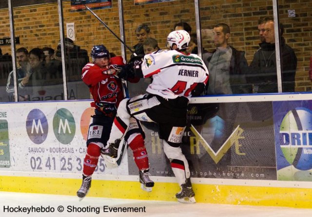Photo hockey match Angers  - Briançon  le 27/11/2012