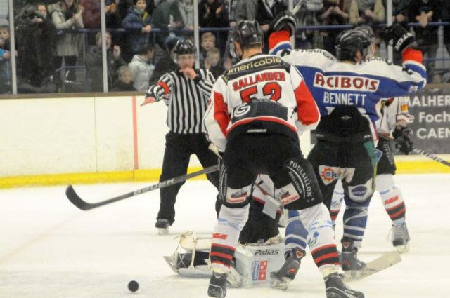 Photo hockey match Caen  - Mulhouse le 30/11/2012