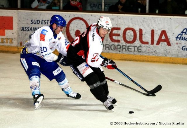 Photo hockey match Briançon  - Dijon  le 11/11/2008