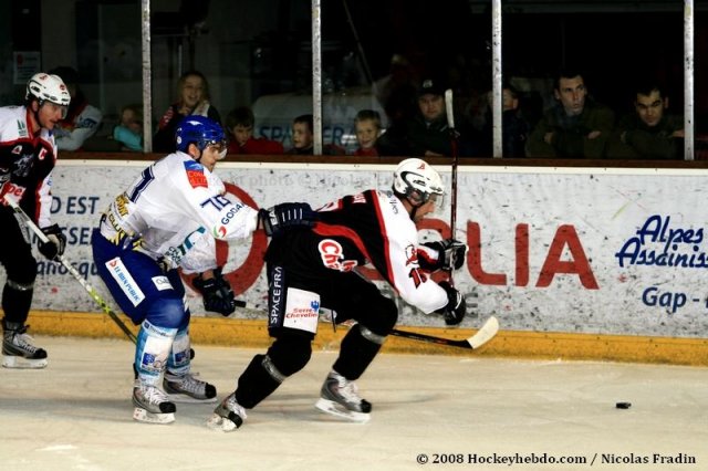 Photo hockey match Briançon  - Dijon  le 11/11/2008