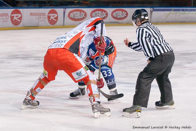 Photo hockey match Lyon - Amnéville le 01/12/2012